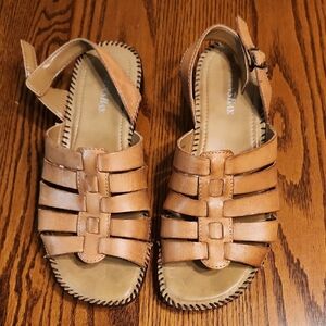 St. John's Bay Tan Strappy Sandals